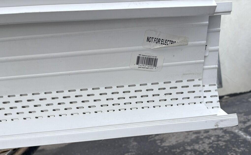 6ft Baseboard Heat Front Cover