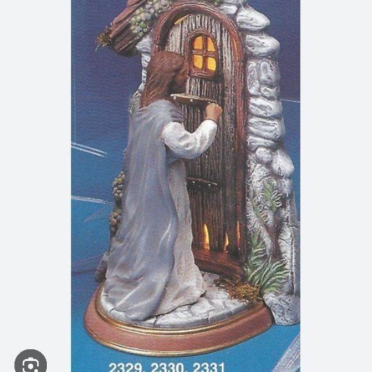 Creative Paradise 2329 Small Door Ceramic Casting Mold 11.5" Tall Religious Scene