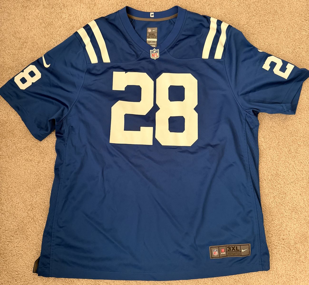 Nike Indianapolis Colts Jonathan Taylor Jersey 3XL