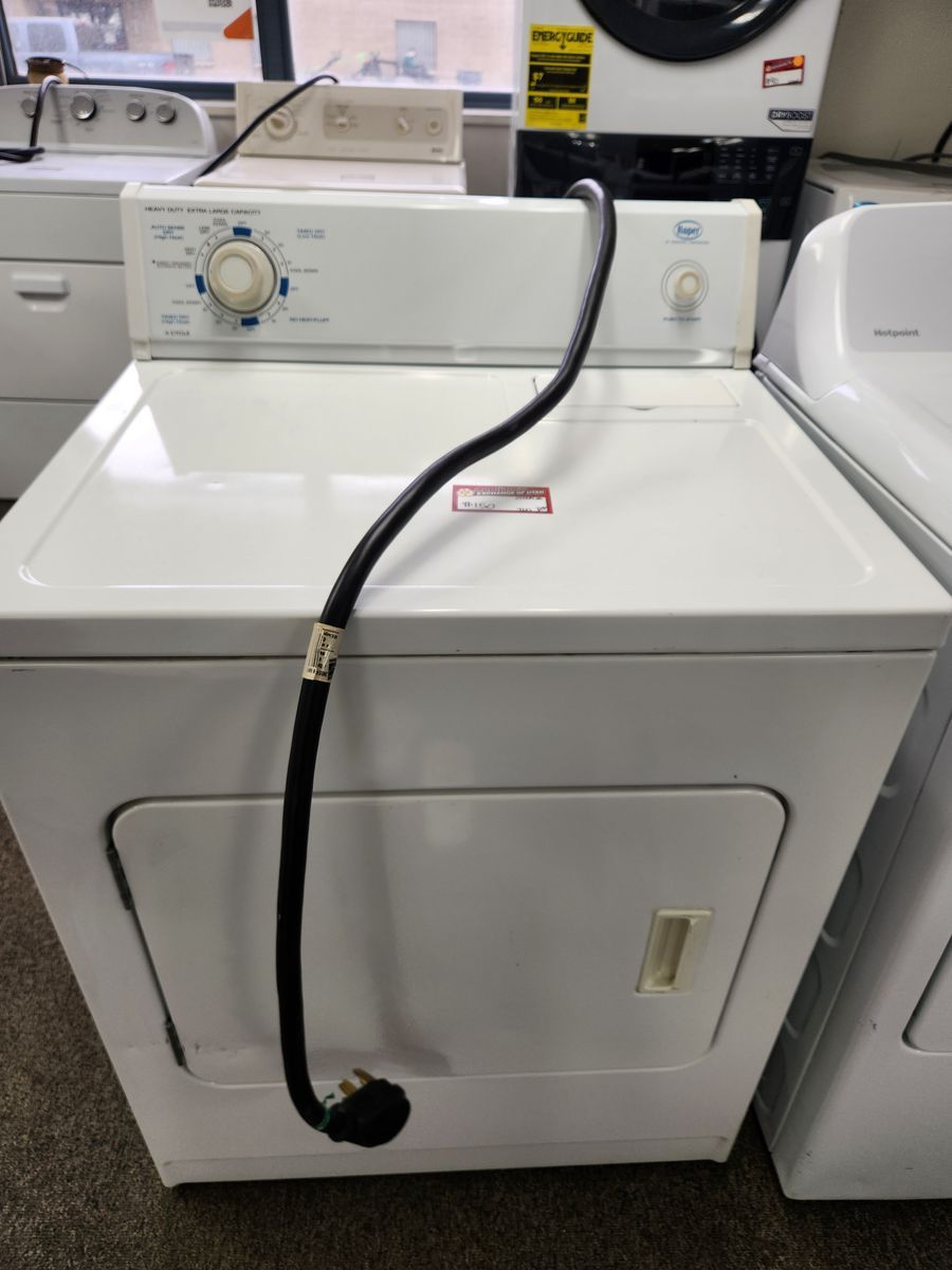 Roper Heavy Duty Extra Large Capacity Electric Dryer - White, UsedGood