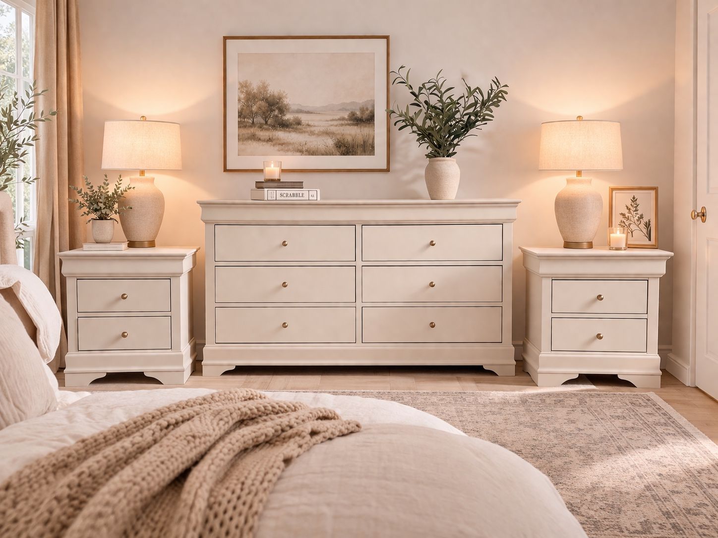 Bedroom Set- Dresser+ 2 nightstands