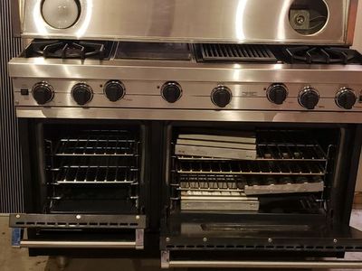 48" viking professional stove with 48" hood