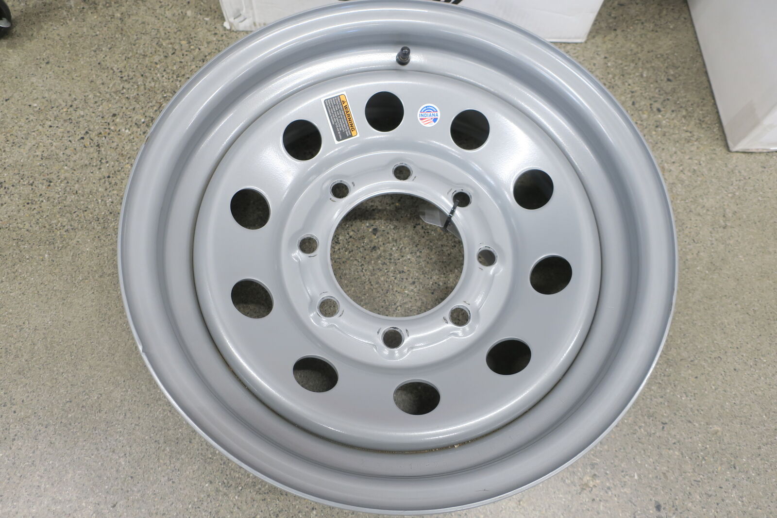 16x6 8 lug steel trailer wheels