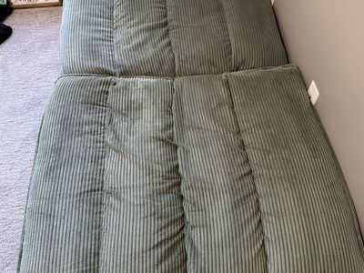 Corduroy Floor Sofa Futon Couch Green