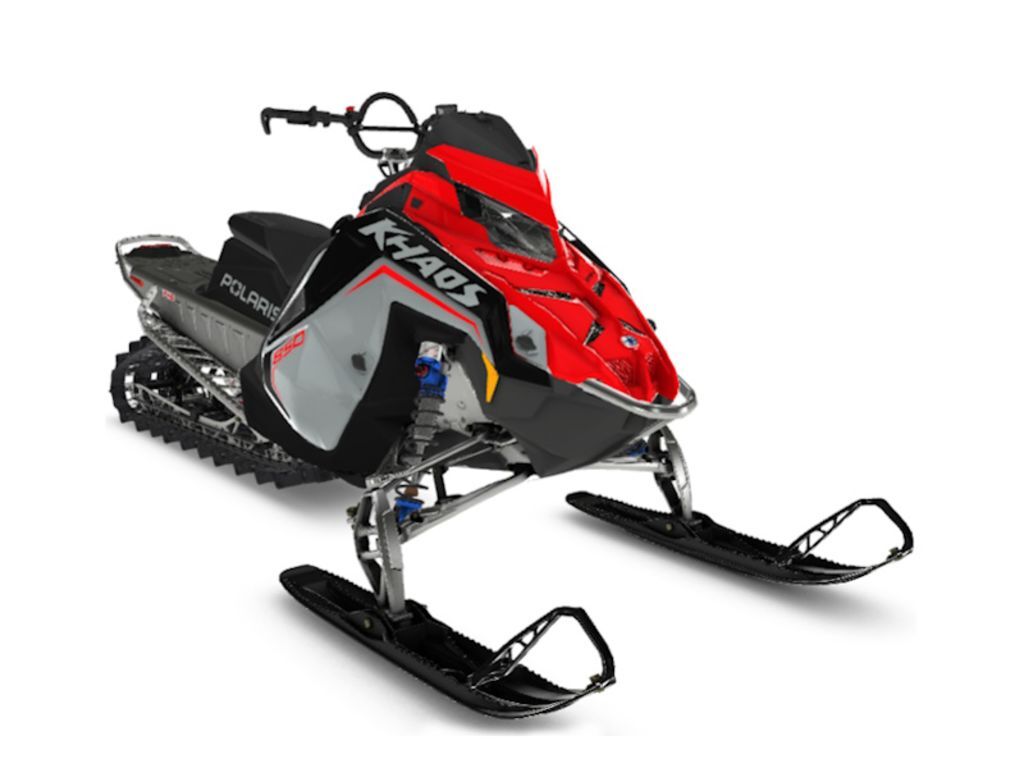 2025 Polaris® 850 PRO RMK 155 Storm Gray / Indy Red
