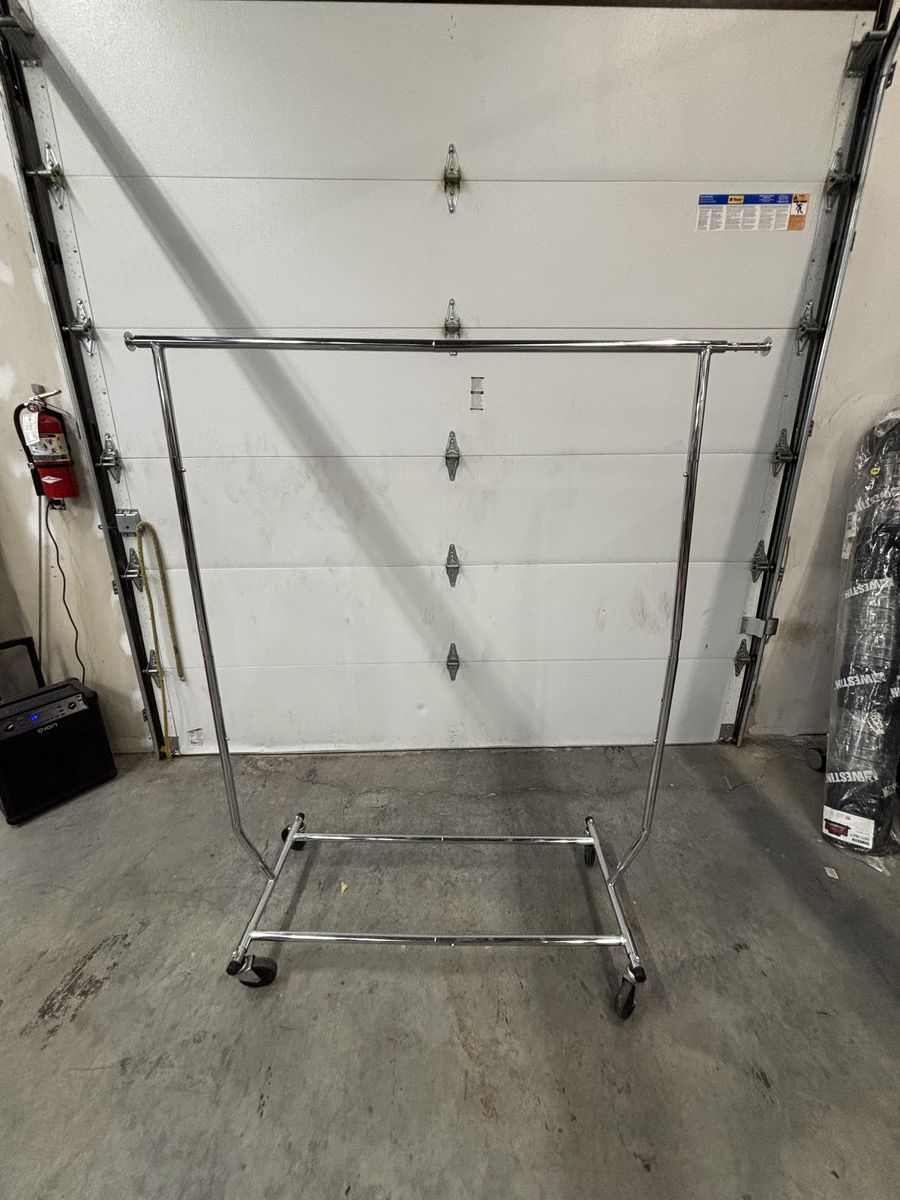Rolling Clothing Rack