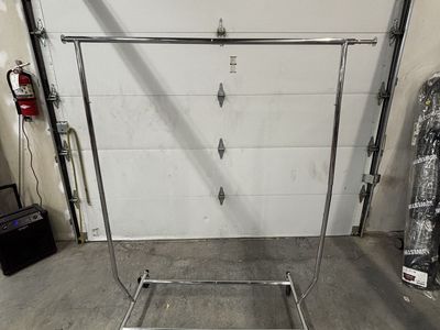 Rolling Clothing Rack