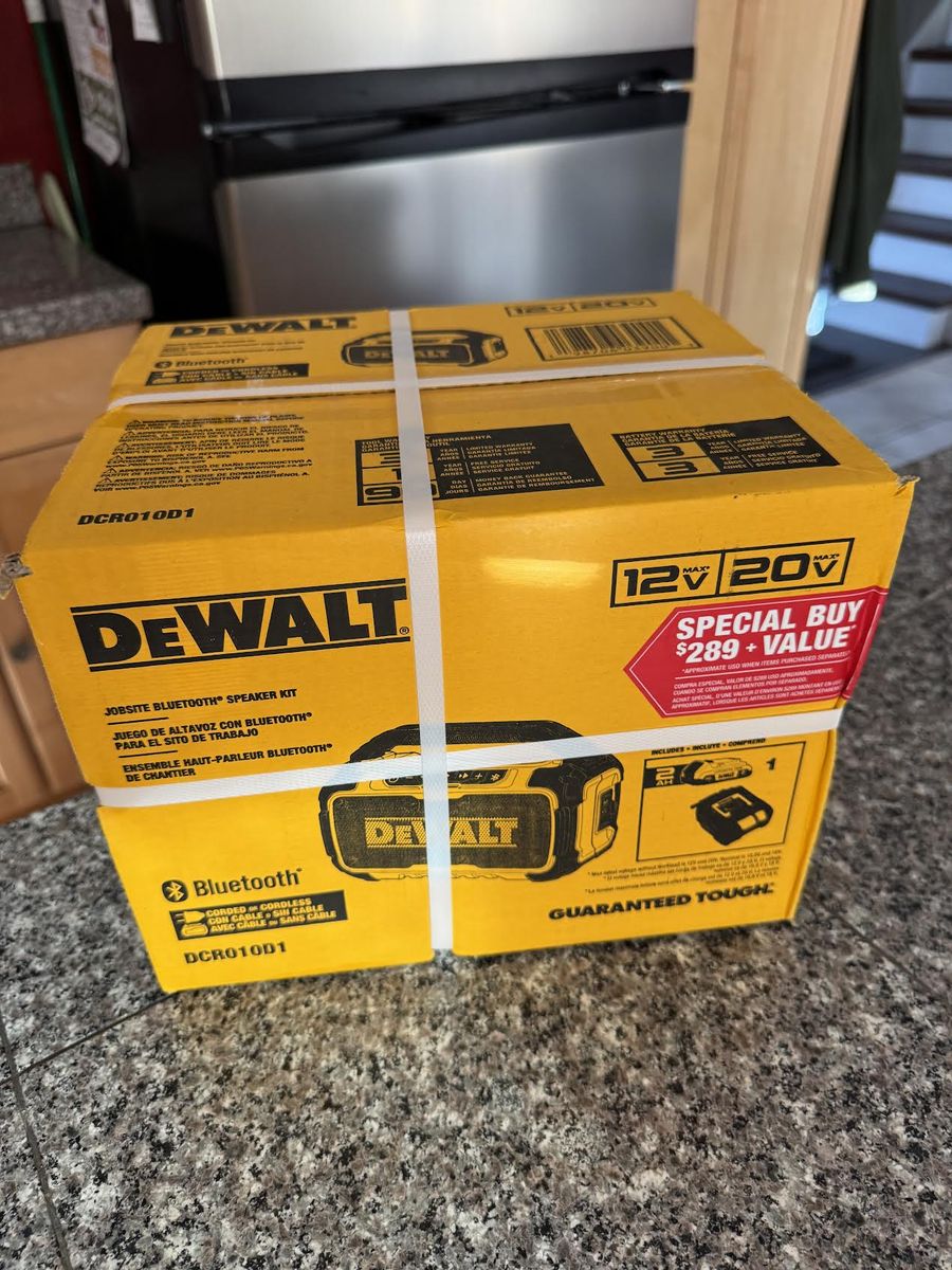 DeWALT Bluetooth Speaker NEW