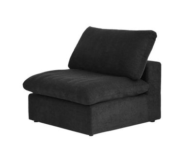 Modern Armless Modular Chair – New in Original Packaging – Black # 436