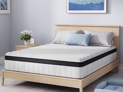 NEW In Box: Somnus 10" Twin Hybrid Mattress – USA Assembled (Fiberglass-Free)