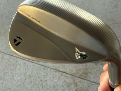 TaylorMade MG4 SB Milled Grind Golf Wedge - 56 Degree Loft, Standard Bounce