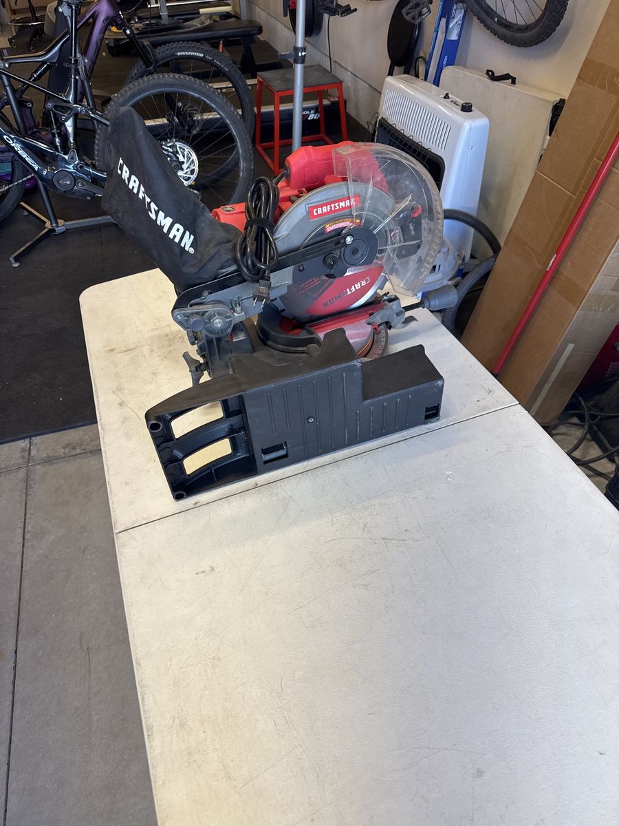 Craftsman Miter Saw - Corded Electric Power Tool with Dust Bag - Works Great!
