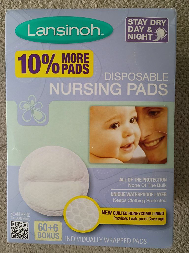 Lansinoh Disposable Nursing Pads, Individually Wrapped, Leak-Proof