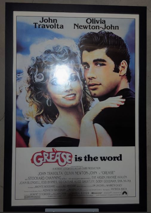 Framed Movie Poster - Grease