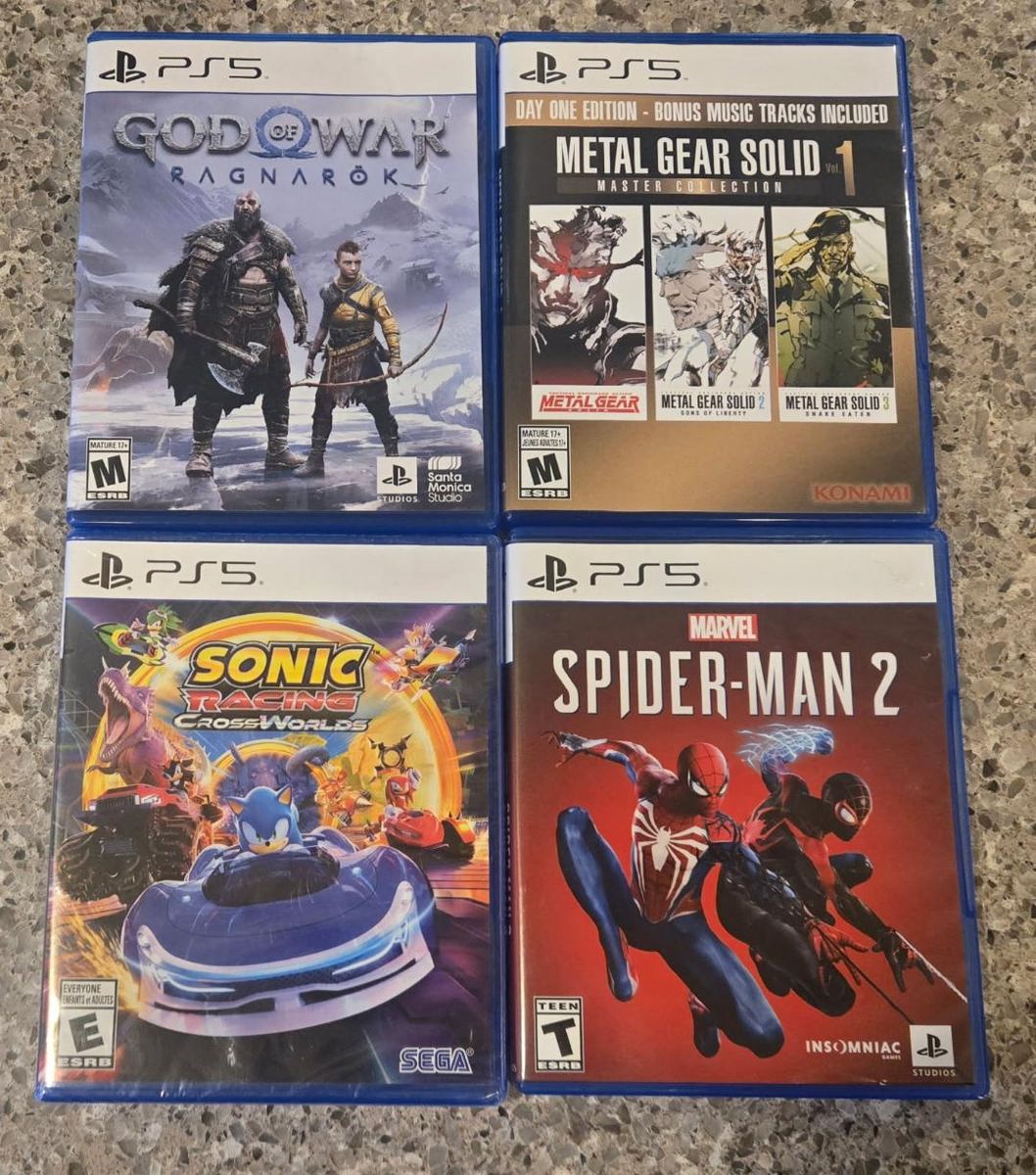 Ps5 game bundle including God of War Ragnarok! trades considered!