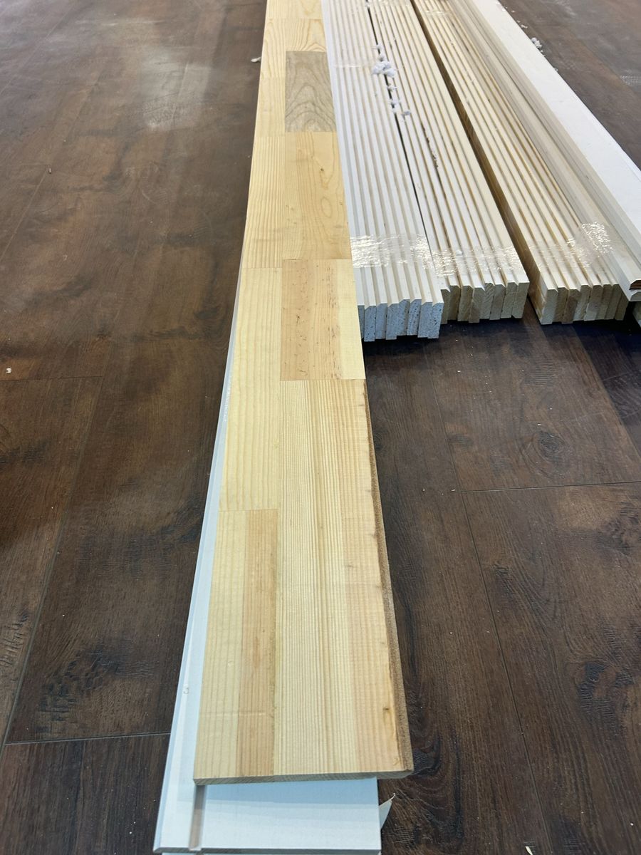 160 ft Solid Wood Baseboard 5 1/4 inch