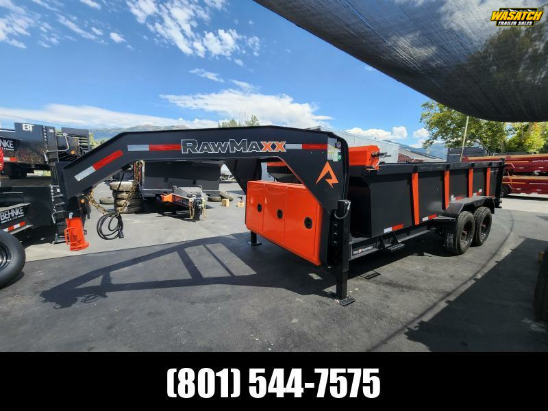 2026 RawMaxx 7X16' GN LPX 16K Dump Trailer