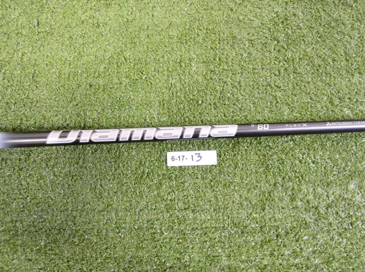 Mitsubishi Chemical Diamana S+ 60 FLEX-X Golf Driver Shaft w/ TaylorMade Tip & Golf Pride Grip