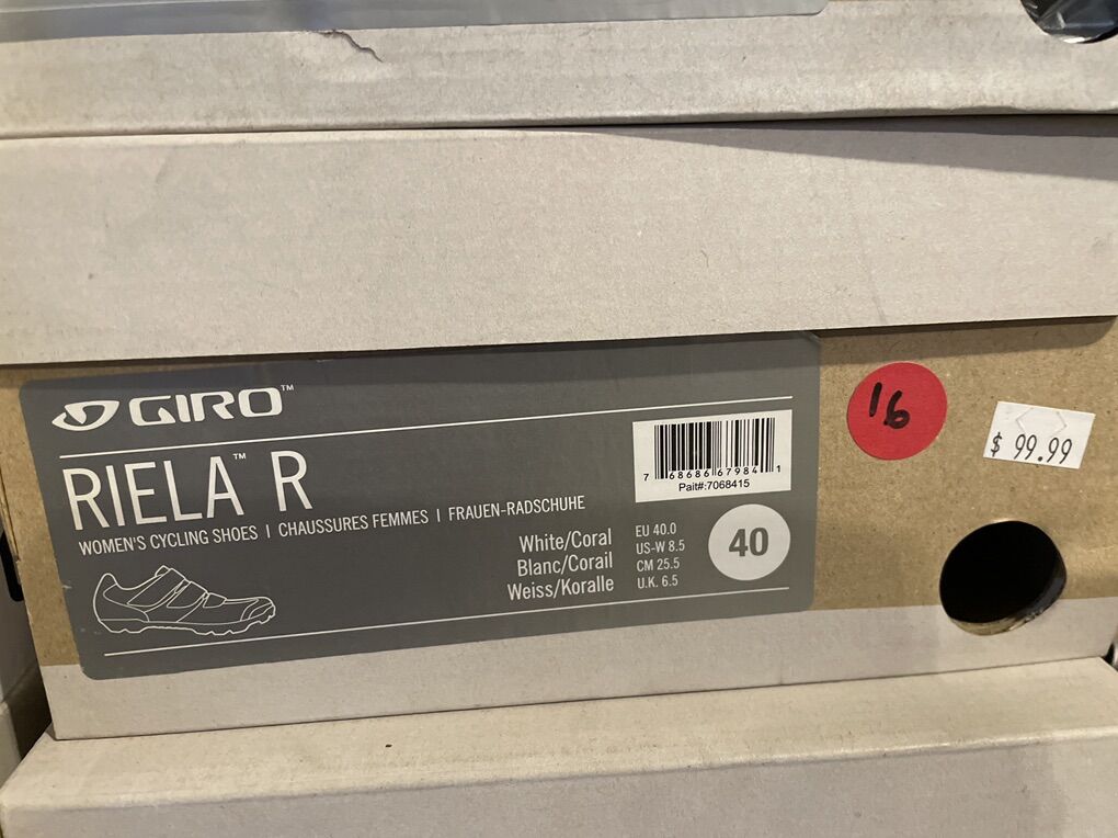 New Giro Riela R Women Mtb Shoe 8.5