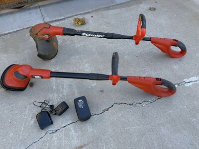 Black And Decker Tiller And Weed Wacker Set