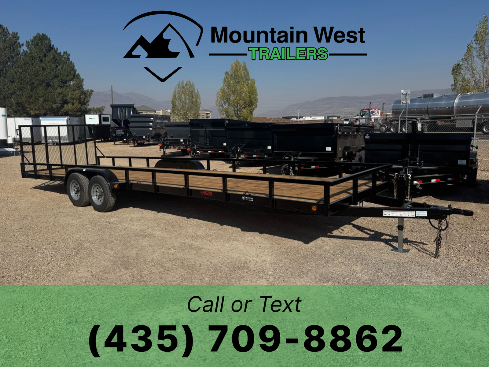 2026 Echo Trailers ADVANTAGE 7X28 Tandem Axle Utility Trailer