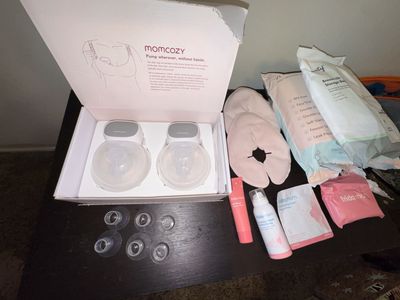 Momcozy S9 Pro Wearable Breast Pump Kit with Frida Mom Postpartum Essentials