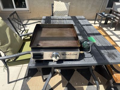 Small Black stone grill
