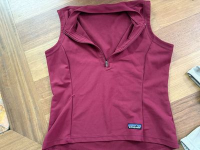 Vintage Patagonia Sleeveless Cycling Jersey Sz S