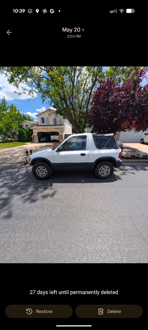 2001 Kia Sportage 4x4