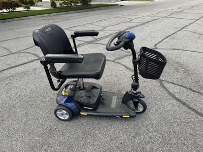 Pride Go Go Ultra X3 wheel travel mobility scooter with charger