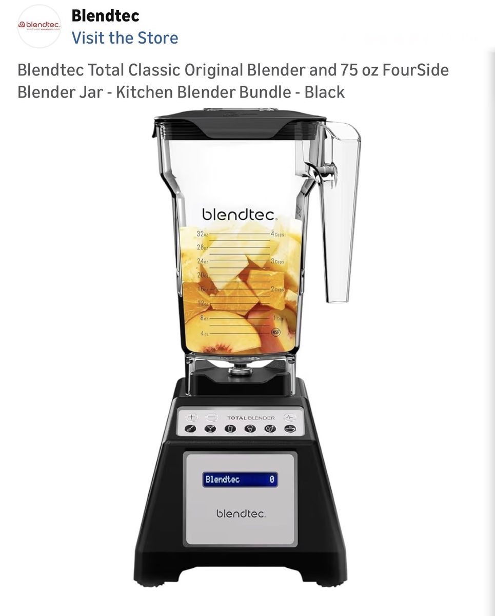 Blendtec Total Blender – Model ES3 – Barely Used