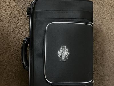 Harley Davidson Premium Luggage Collection Black Motorcycle Tour Pack Bag