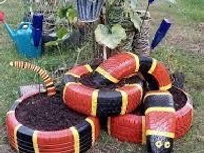 Tiers to make lawn decorations