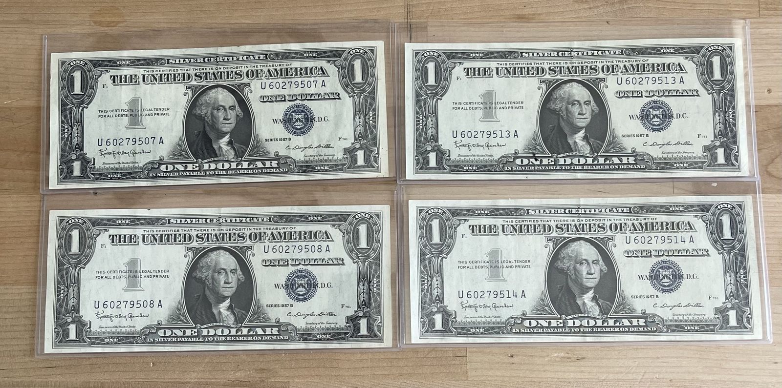 1957 B Series $1 Silver Notes