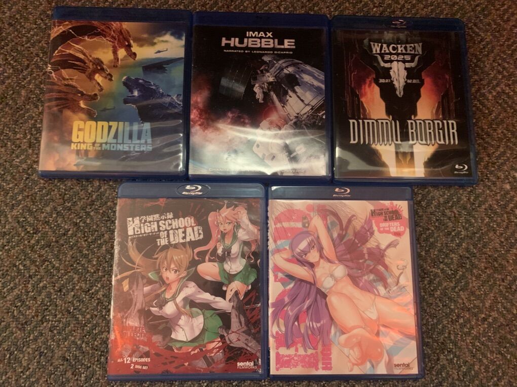 5 Blurays