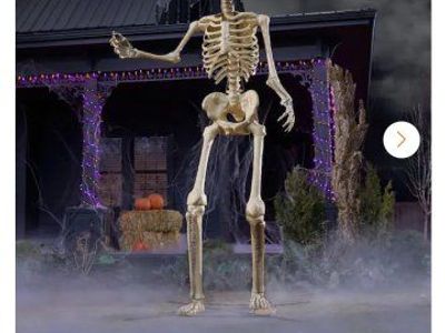 12 FT Giant-Sized Skeleton with LifeEyes LCD Eyes