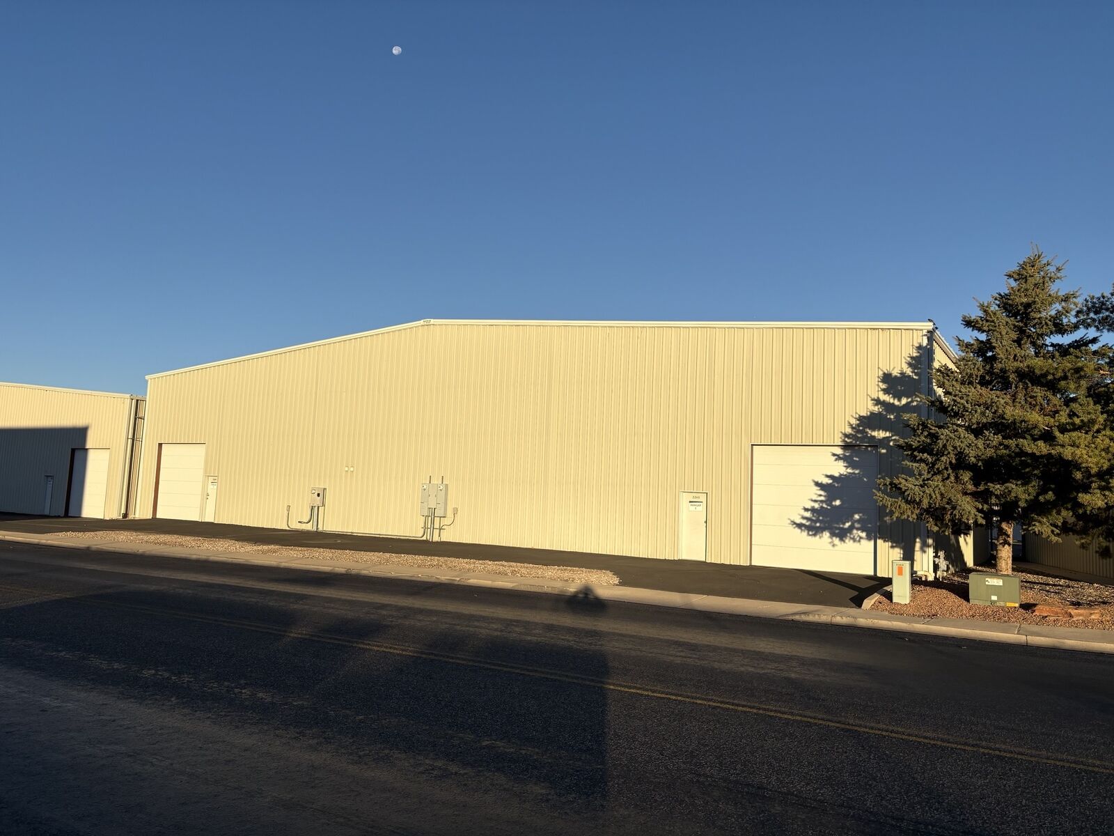 Two airplane hangar buildings with direct runway access located at Cedar City Regional Airport