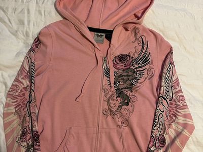 Harley Davidson Womens L Light Weight Hoodie