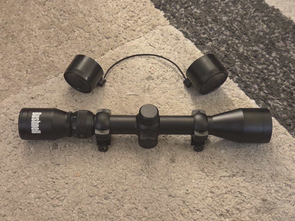 Bushnell 3-9x40mm with 1" Vortex hunter rings