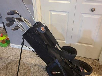 Tall left handed mens golf set