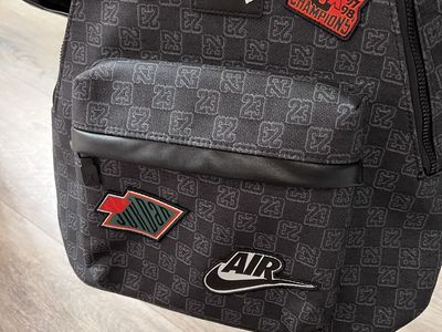 Jordan Monogram Backpack Black Fits 13 Inch Laptop, Nike Jordan Monogram Mini Messenger Bag