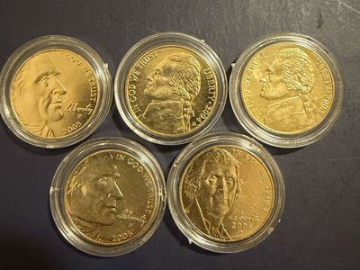 Gold plated Nickels