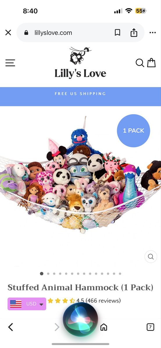 Stuffed Animal Hammock