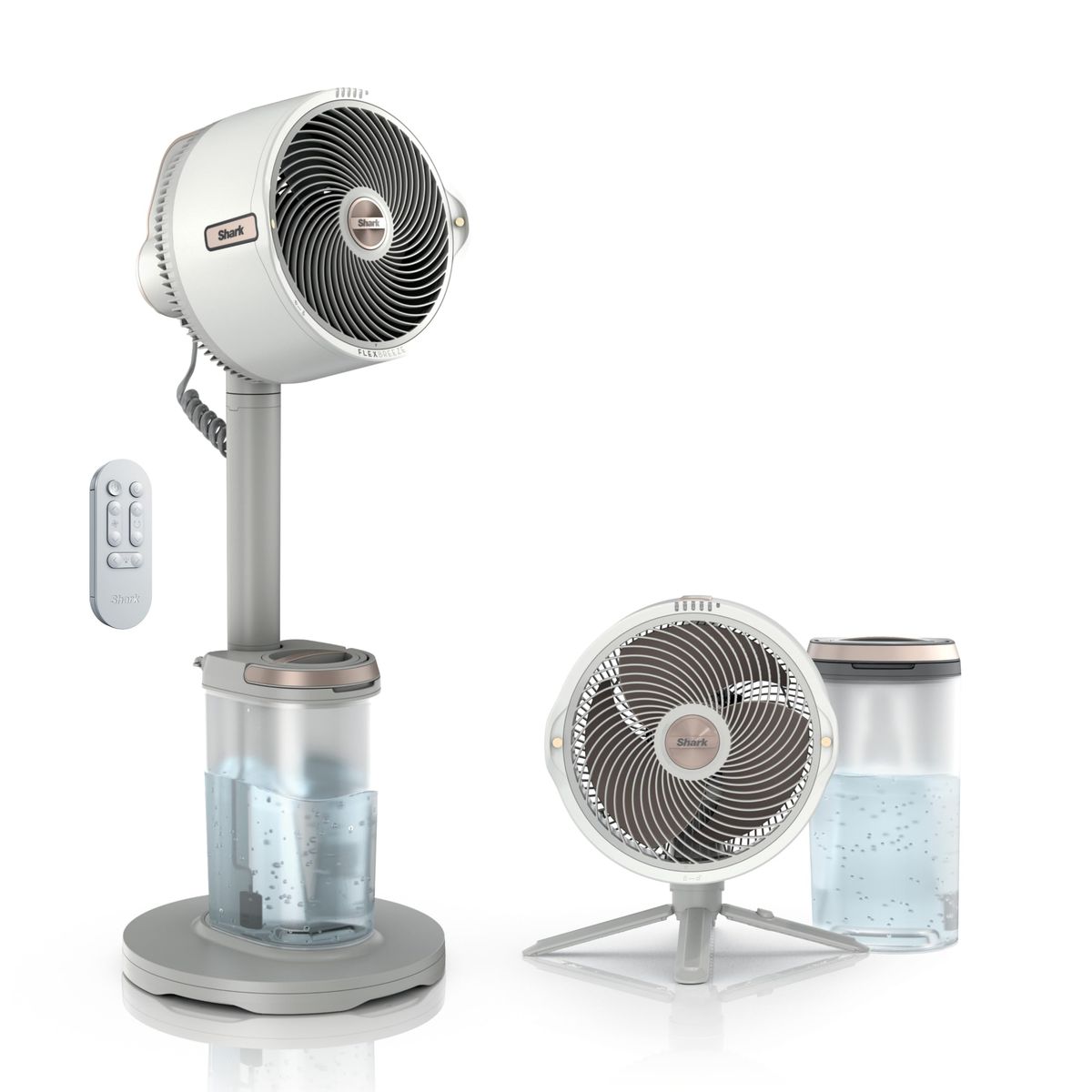 Shark FlexBreeze Outdoor Fan with Misting Attachment and Remote