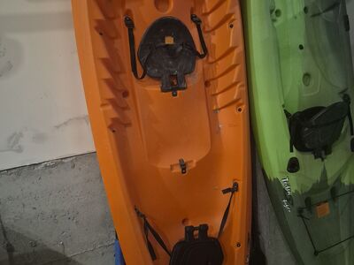 Two Lifetime kayaks