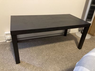 Black coffee table