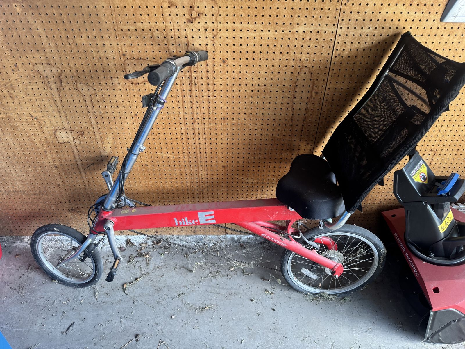 Red Bike E Recumbent Bicycle - Comfort Technology - Used