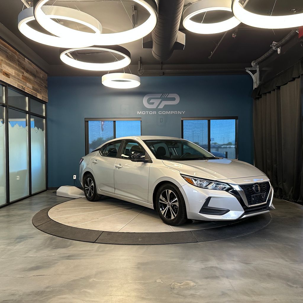 2020 Nissan Sentra SV — rebuilt & branded title, 3% below market