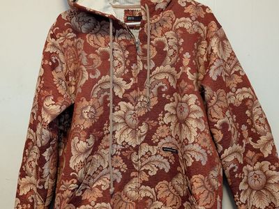 Grn Apple Tree ornate hoody, size L