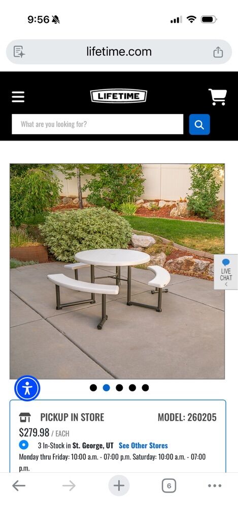 Lifetime Picnic Table